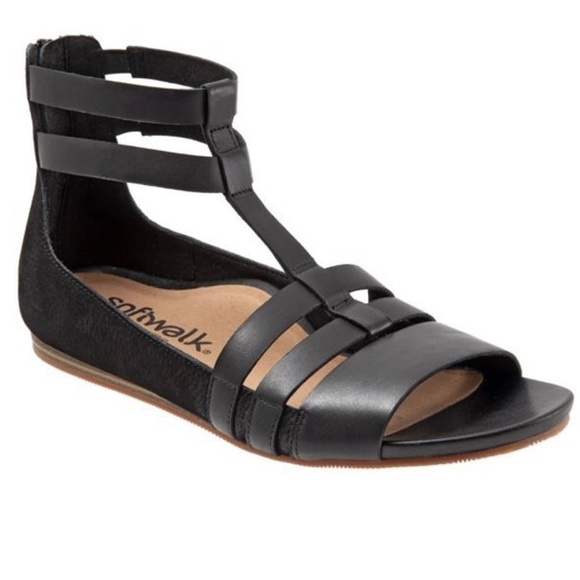 NIB SoftWalk Wide Cazadero Boho Gladiator Sandal - Picture 4 of 13